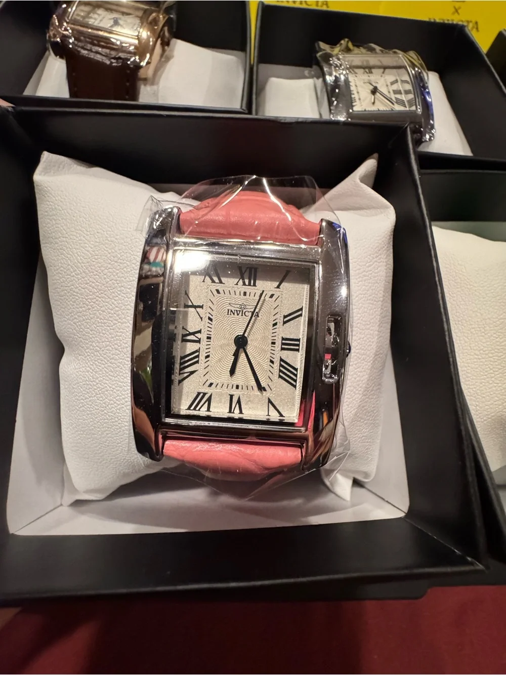 Invicta Women's Leather-Strap Dress Watch Bundle